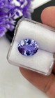 Aaa Natural Flawless Kashmiri Blue Sapphire Loose Gemstone Oval Cut