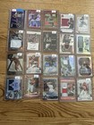 Huge 2 Row Sports Card Collection Auto Hof  Prizm Patch Rc   More Lot