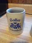 Set Of 2 Vintage Lowenbrau German Stoneware  5l Beer Stein   Mug