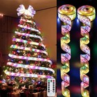 Ribbon Fairy Light Christmas Decoration Christmas Tree Ornaments For Home