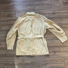 Vintage 1960 Usaf Tan Tropical Safari Bush Belted Jacket Size 42r Military