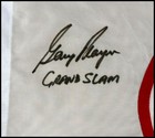 Gary Player Grand Slam Autographed 1965 Us Open Bellerive Golf Flag Jsa Coa