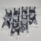 L-strap Steel Hinge Blind Shutter 2-1 8  Offset 20 Pack  10pair  Powder Black