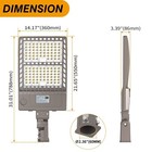 400w Led Parking Lot Light Commercial Shoebox Street Area Lighting Fixture 5000k