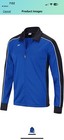 Speedo Men s Jacket Zip Black Blue Swimming Long Sleeve Team Swim Warm Up Sz Xl