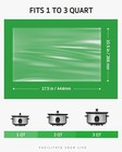 Slow Cooker Liners  30 Count Cooking Bags Small Size Disposable Pot Liners Plast