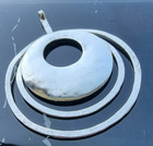 Silpada Retired 925 Sterling Silver Hammered Finish Triple Circle Pendant