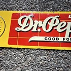 Vintage Dr Pepper Soda Advertising Sign  good For Life  