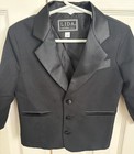 Lida Black Tuxedo Suit Jacket And Pants  Size 2t