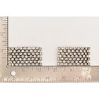 Musi Vintage Shoe Clips Crystal Rhinestone Prong Sparkling Chunky Signed 1960s