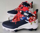 Under Armour Bryce Harper 7 Mid Usa Molded Baseball Cleats Youth Sz 5 5y 3025599