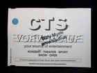 Oasis  Unused Concert Ticket  Messenhalle Hanover   Mon  24 November 1997  Promo