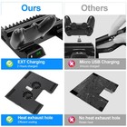Stand Cooling Fan Controller Dual Charger Station For Ps4  Ps4 Slim  Ps4 Pro Us