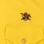 Rare Vtg Nature Knit Anheuser Busch Budweiser Eagle Pocket Polo Shirt 70s 80s L