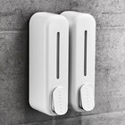 300ml Wall-mounted Soap Dispenser     Manual Pump For Shampoo  Gel  Or Lotion