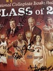 2012 Basketball Hall Of Game Multi Signed Invitation