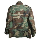 Vtg M-65 Cold Weather Field Jacket Woodland Camo Military Coat Small Regular 86