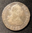 1782 Lima Peru Silver  2 Reales  M i  Me  Enn Coins