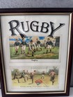 Framed Vintage Early Football Print Vintage 9x11