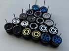 1 64 Scale Wheels   Rubber Tires  10 Sets  Real Riders Fits Hot Wheels Lot C