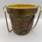 Mid Century Ceramic Planter Golden Gate Bridge San Francisco 