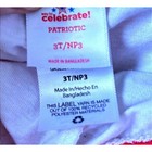 Way To Celebrate Patriotic Toddler Girls 3t Red White Blue Tiered Tulle Skort