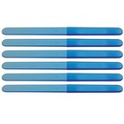Nail File Handles 6 Pack Double Sided 7 2 Inch Blue Replaceable For Manicure