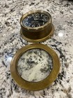 Ww2 Seth Thomas Boat Clock 3 1 2 Inch Black Dial Naval Observatory Stamp On Dial