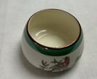 Antique Sugar Bowl  Bird   Leaf Design  Copper Luster  England  Old Castle
