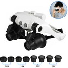 Magnifier Led Lamp Magnifying Glass Desk Table Light Clip In Reading Lamp Clamp