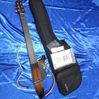 Yamaha Slg200s Tbs Steel String Silent Guitar With Hard Gig Bag Tobacco Sunburst