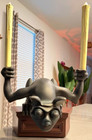 Disney Parks Haunted Mansion Gargoyle Light Up Figurine 14  Extremely Rare - New
