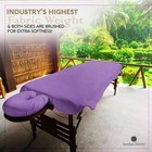 Massage Table Sheets Set 3 Piece - 100  Natural Cotton Flannel - Soft   Thick
