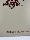 Vintage Anheuser Busch Inc  Binder Notepad Folder Rare