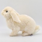 Hansa Holland Lop Ear Bunny Realistic Big Plush Doll Bh7024 White Rabbit Japan
