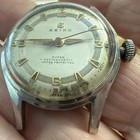 Vintage 1950s Seiko Super - Rare S-logo Tuxedo Dial - Seikosha 3 Adjusted Move 