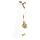 Moen 82775bzg Beric Bronzed Gold Tub Shower Faucet 5-spray Posi-temp Valve Incl