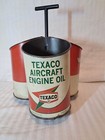 Vintage Texaco Oil Can Caddy  Metal