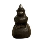 Antique Burmese Bronze Opium Weight Mandarin Duck Hamsa Bird 19th Century