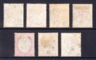 Malta     Scott 21-27     1903-04 Kevii Set  Wmk  2     Used     Scv  44