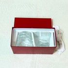 New unused Baccarat Rocks Glass Pair With Box Genuine Tumbler Pair Glass Cup