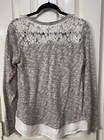 Altar d State Women   s Long Sleeve Boho Lacey Top Size Large
