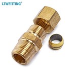 Brass 16-inch Od X 1 4-inch Male Npt Compression 5 16  Od X 1 4  Male Npt 5