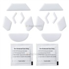 2 Sets White Rounded Curved Edges Mouse Feet Skates For Logitech G900 Mouse