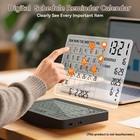 Desk Calendar With Schedule Reminder  8 Inch Multifunctional Calendar Planner   