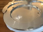 Lot Of 12 Godinger Silver Art Co  Ltd  Silver Plated Charger Plates 11 5    Euc