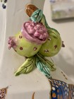 Vintage  tobacco Leaf  Porcelain Vase  Chinese In Origin And Stands 16 Inches 
