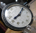 Early 1920 s  Sandoz Vuille 8 Day Swiss Car Brass Clock Works  Very Nice 