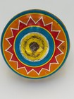 Vintage 1960 s Ohio Art Metal Spinning Top Tin Toy Wood Handle Circus