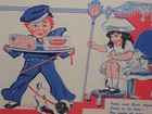Vintage Cracker Jack Cardboard Store Advertising Sign